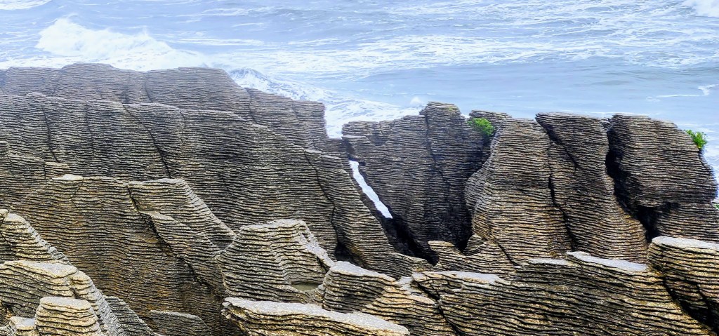 The Pancake Rocks in Punakaiki, a quick stop on our New Zealand ...